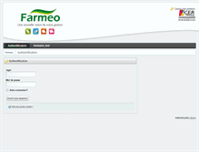 Tablet Screenshot of collaboratif.farmeo.fr